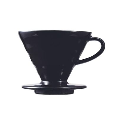 HARIO KDC-02-B Koffie Dropper, Keramisch, Zwart, Maat 2
