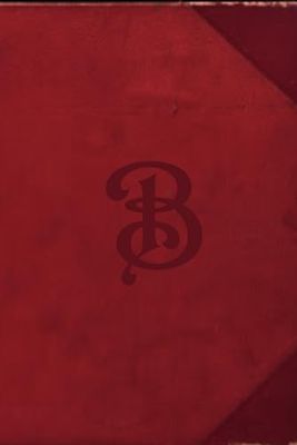 "b" - Vintage Book Inspired Composition Notebook/Diary: Classic Faux Old Book Look Adorned with the Letter B