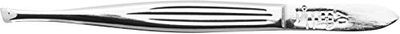 Nippes Solingen Pinzette con punta, in acciaio nichelato, 8 cm, per una depilazione precisa, Made in Germany