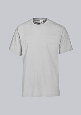 BP 1621-171-51-L koszulka unisex, rękaw 1/2, okrągły dekolt, długość 70 cm, 180,00 g/m², mieszanka materiału, jasnoszara, L