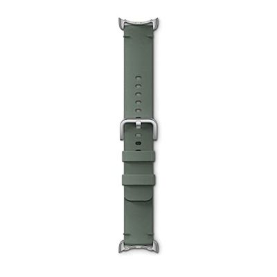 Google Pixel Watch - Correa de Piel Hecha a Mano, Color Verde, Grande