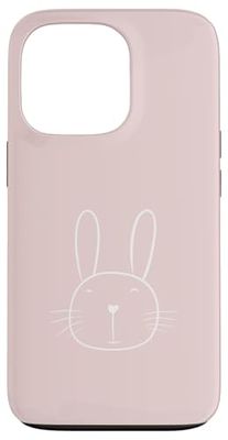 Easter Bunny Minimalistic Easter Rabbit Case for iPhone 13 Pro