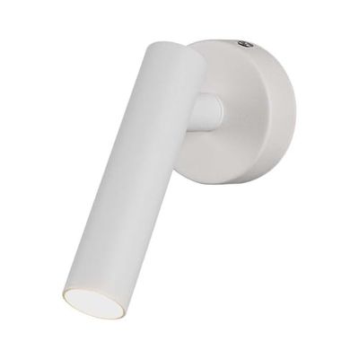 V-TAC VT-412-M Faretto LED Orientabile applique comodino da parete luce lettura colore bianco 4000K tipo lampada hotel - sku 10293