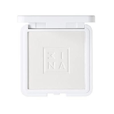 3INA MAKEUP - The Setting Compact Powder 100 - Blanco - Polvos compactos de textura ligera que fijan y matifican el maquillaje - Acabado natural y sedoso - Cobertura uniforme - Vegan - Cruelty Free