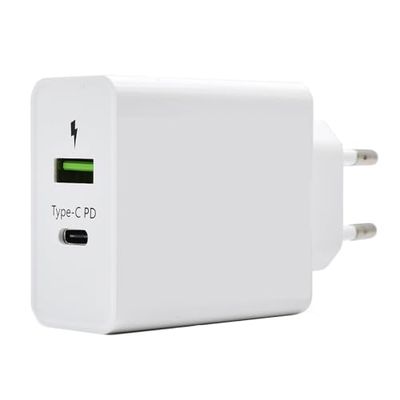 iPhone 15/14/13/12/11/Pro/Max/Mini/SE/X/XR/XS/8/7, iPad Pro/Air, Air/Pods Pro, Samsung Galaxy Note, Huawei, XiaoMi etc., Caricabatterie USB C, Caricatore da Muro, 36W Type C Super Veloce, Senza Cavo