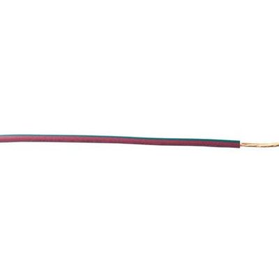 RS PRO Automotive - Cable trenzado (1 mm², 30 m, diámetro de 2,7 mm, 57/0,15 mm, rollo de 30 m), color verde y rojo