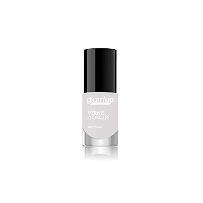Glam'Up Paris - Smalto per unghie, ultra brillante, lunga tenuta, asciugatura rapida, n. 156, Milky