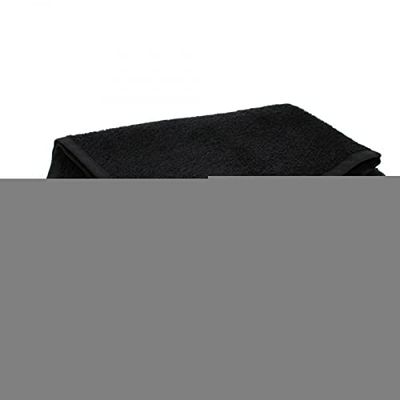 BIFULL Asciugamano Nero Cotone Riciclato 90 x 50, Estandar