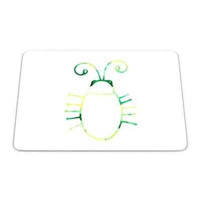 Bonamaison, Tapis de Souris Rectangle Imprimé Numériquement, Fond Antidérapant, pour Bureau et Maison, Taille: 22x18cm