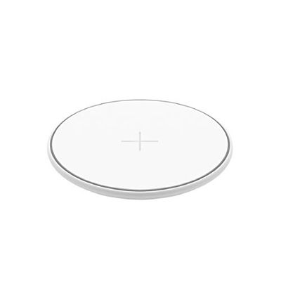 Juice Wireless 10W Charger, QI Certified 10W Pad for Apple iPhone 14, 14 Pro, 13, 13 Pro, 12, 11, X, XS, 8 & Samsung | Fast Wireless Charger | White