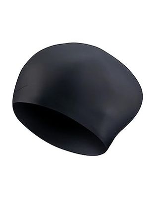 Nike Long Hair Silicone C badmössa unisex vuxna en storlek svart