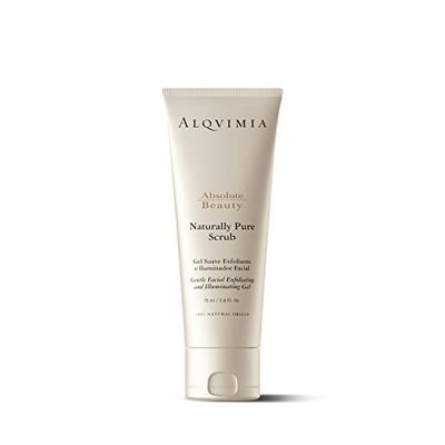 ALQVIMIA Gommage Visage Naturel Pure Scrub 75ml – Nettoie, Purifie et Illumine en Profondeur le Teint – Exfoliant d’Origine 100% Naturelle Offrant un Nettoyage Intense et un Renouvellement Cellulaire