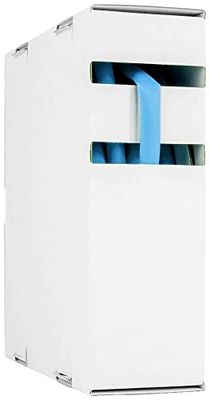 Hongshang 2111114068 Gaine thermorétractable sans colle bleue 19,00 mm 9,50 mm Taux de rétrécissement : 2:1 5 m