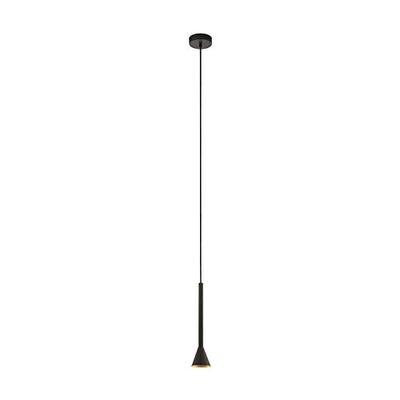 Eglo 97604 Iluminação suspensa Preto, Ouro GU10 5 W LED, iluminação de suspensão, preto, ouro, preto, ouro, aço, preto, interior, II