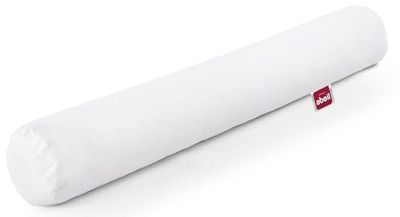 Abeil Almofada cilíndrica "Doces sonhos" poliéster branco – 140 cm