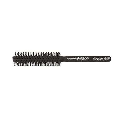 BARBER MARMARA Brosse de coiffage n° 29 noire - Brosse ronde - Brosse à cheveux pour homme - Brosse à barbe - Brosse ronde petite - Brosse ronde - Brosse à cheveux en bois