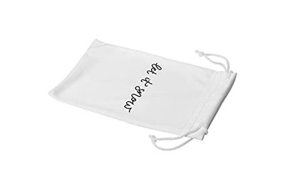 Bonamaison Imprimé Numériquement Lunettes Étui avec Cordon de Serrage, 100% Coton, Sac Lunettes, Pochette à Lunettes, 1 Pièce, Taille: 11x19 Cm