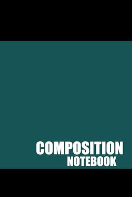 Composition NoteBook 3056: for teens, 103 pages