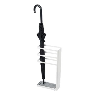 Yamazaki Umbrella stand, Steel, White, One size