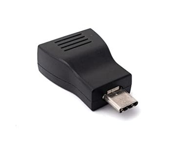 System-S Adaptador de Audio USB 3,5 mm Hembra a 3.1 Tipo C Macho AUX Cable en Negro