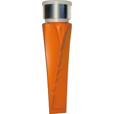Fiskars Cunha rotativa forjada de forma helicoidal com superfície "Securi-T", aço forjado e temperado, cabeça de choque de polímero com anel metálico, laranja, Securi-T, 1001615