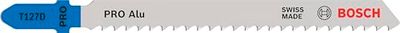 Bosch Accessories Professional 5x Lames de scie sauteuse T 127 D Special for Alu (pour Aluminium, Accessoire Scie sauteuse) 3 - 15 mm