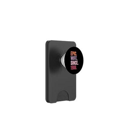 Epic Wife Since 1988 | Anni 37 Anniversario Matrimonio PopSockets PopWallet per MagSafe
