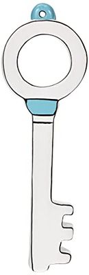 Egan Key Ceramic One size Bianco E Azzurro
