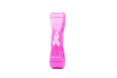 Click & Carry Grocery Bag Carrier, 1 Pack, Pink Ribbon - As seen on Shark Tank, Soft Cushion Grip, Hands Free Grocery Bag Carrier, Plastic Bag Holder, Haul Sports Gear, Click and Carry with Ease