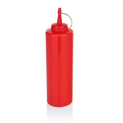 WAS 3731 000 - Borraccia in polietilene, 0,70 l, altezza 25 cm, diametro 7 cm, colore: Rosso