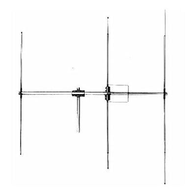 Basislijn CB-antenne LEMM DIRECTIVE D3, 3 element, 26-30 MHz, 1200 W, 9 dB, lengte 270 cm, vindmotstånd 150 km/h, tillverkad i Italië