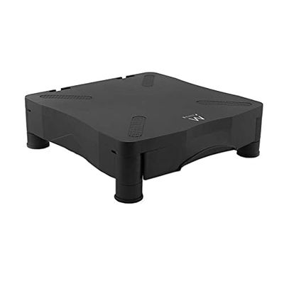 Glowster Cassetto in plastica per Monitor con Design Funzionale, Robusto e Leggero, Ideale per Migliorare l'ergonomia dello Spazio di Lavoro.