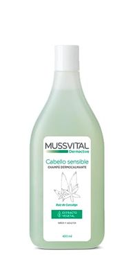 MUSSVITAL Dermactive Sensitive Shampooing Cheveux Sensible Curculigo pour Enfants et Adultes 400 ml