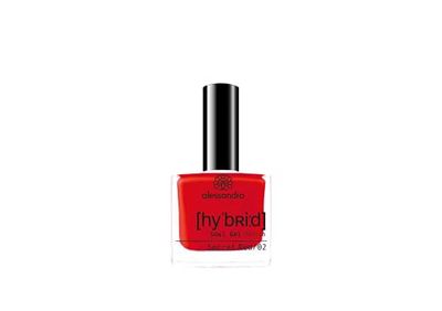 Alessandro Hybrydowy lakier Secret Red – ognisty odcień czerwieni – w zaledwie 3 krokach – idealne paznokcie bez diod LED – utrzymują się do 10 dni!