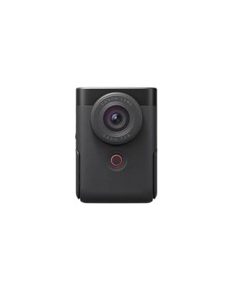 Canon Powershot V10 Starter Kit + Accesorios + Memoria 64GB, Cámara Vlogging y Streaming, Sensor 1" 20,9 MP, Vídeo 4K, Objetivo 19mm, WiFi, Bluetooth y USB-C, Pantalla Táctil Ángulo Variable, Negro