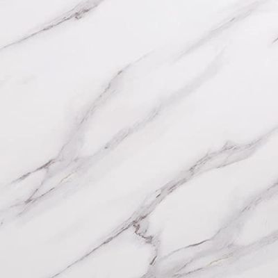 Bolero Pre-Drilled Square Table Top Marble Effect 700mm - Indoor Use Only, Easy Assembly, Heat Resistant DT446