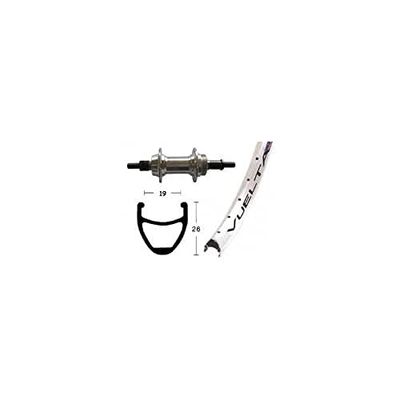 Bike-Parts H-Rad 9Schr ZKR, Ruota. Unisex-Adulti, Argento, Taglia Unica