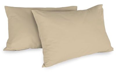 Obed Par de Fundas de Almohada Color Pardo