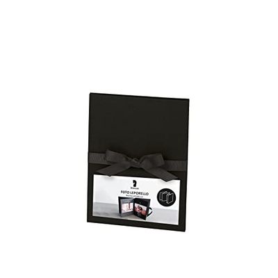 Rössler Papier 13303200700 - Leporello con páginas negras, negro, 150 x 190 mm, libro plegable, álbum de fotos en acordeón, 1 unidad