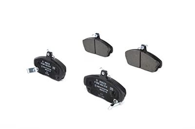 Bosch BP097 - Brake Pads Car Front Axle - Bosch Quality - Reduced Noise and Dust - ECE-R90 Certified - Copper-Free - 1 Set of 4 Pads