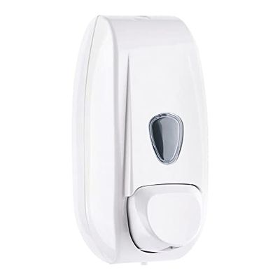 Mar Plast A70211 - Dispensador de jabón (1 L, 229 x 116 x 111 mm), color blanco