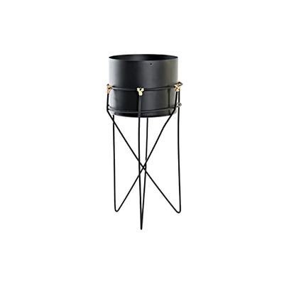 DKD Home Decor Pot de Fleurs, Métal, Estándar