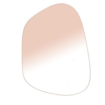 ESPEJO PARED 45X61CM TONO COBRE SIN MARCO_45X1X61CM, TRASERA MADERA DM