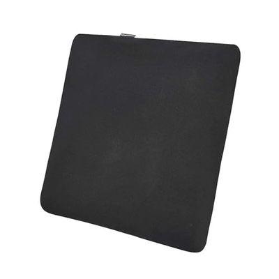 Amazon Basics Coussin de siège en mousse viscoélastique, 38 x 38 x 3.16 cm, noir, carré