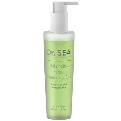 DR. SEA - Gel Detergente Viso Equilibrante con Biosaccaridi & Tè Verde - Purifica, Opacizza & Idrata - Regola il Sebo & Rivela la Luminosità Naturale della Pelle - 200ml