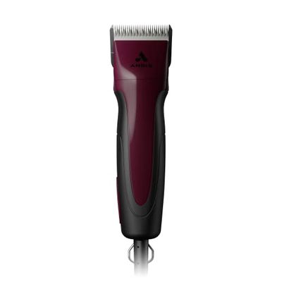 Andis 68530 Excel Professional 5-speed afneembare tondeuse set - dieren/hondenverzorging, roterende motor, zachte antislipbehuizing, 35,5 cm koord, voor alle jassen en rassen, SMC, bordeaux