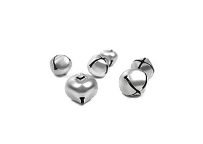 INNSPIRO Cascabeles color plata 8mm. 40u., ideal para manualidades con niños, decoraciones y actividades creativas