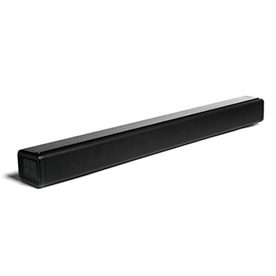 Smpl - Barra de sonido multimedia de 30 W y 76.2 cm, compatible con Bluetooth, entrada coaxial, salida AUX, USB y mando a distancia, negro