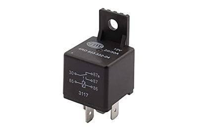 HELLA 4RD 933 332-041 Relé, corrente de trabalho - 12 V - 5 polos - contacto comutador - com suporte