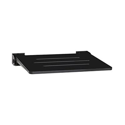 Seachrome SHAFSL-185155-PBS-S-MB Slimline Siège de Douche Pliable à Montage Mural, Banc de Douche Pliable pour Douche intérieure, siège de Douche Pliable, Noir Mat